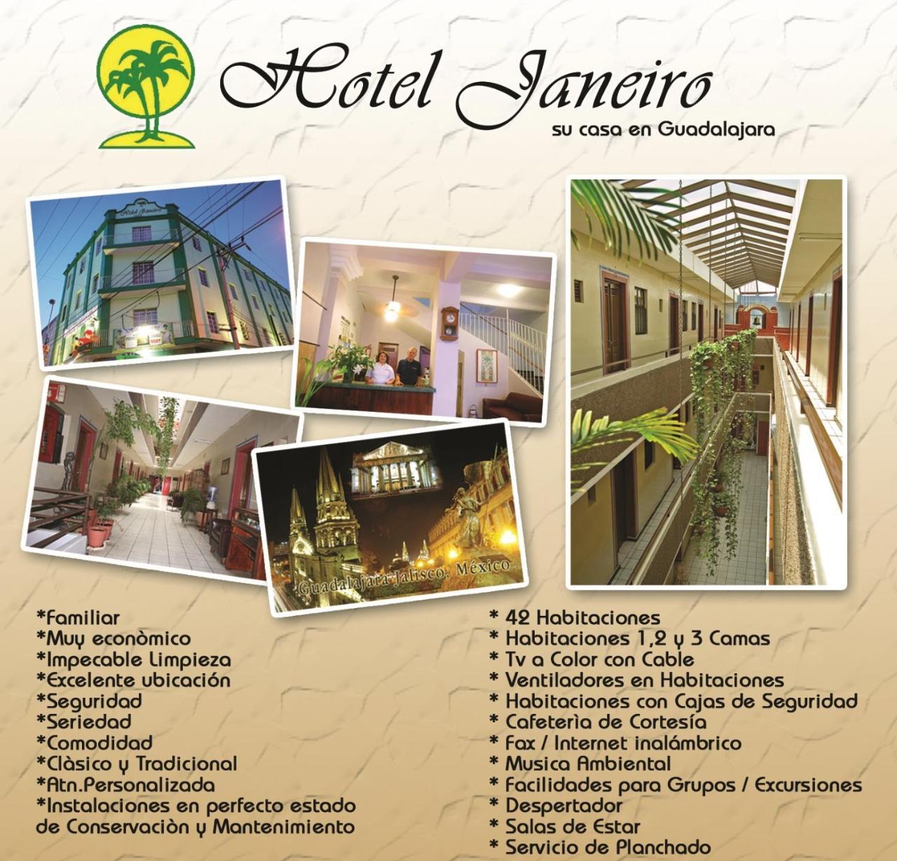 Hotel Janeiro Guadalajara Esterno foto